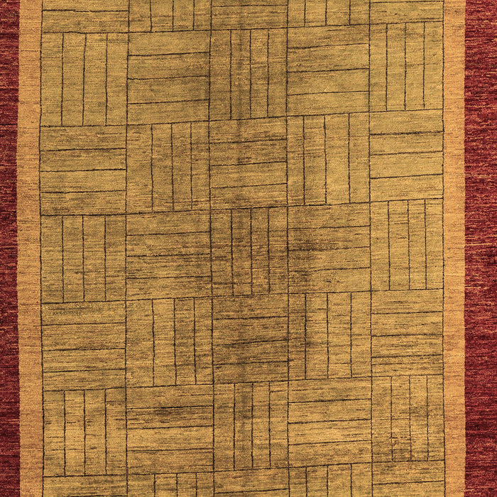 Abstract Brown Modern Rug, abs5053brn