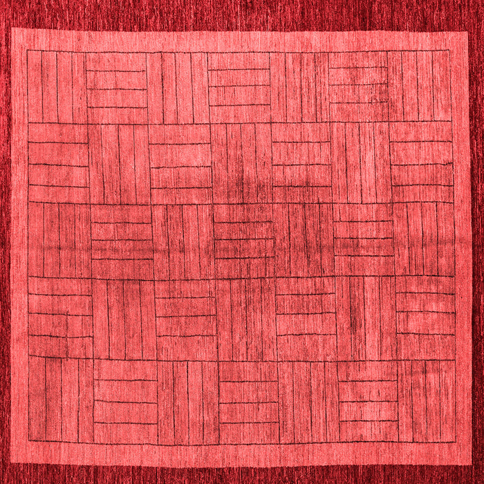 Abstract Red Modern Rug, abs5053red