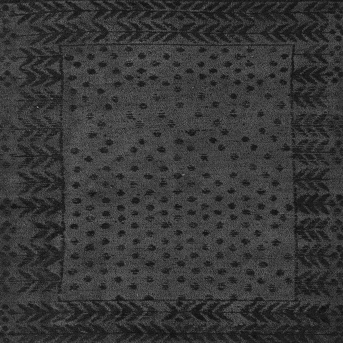 Square Abstract Gray Modern Rug, abs5054gry