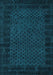 Abstract Light Blue Modern Rug, abs5054lblu