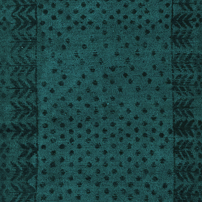 Machine Washable Abstract Turquoise Modern Area Rugs, wshabs5054turq