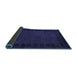 Sideview of Abstract Blue Modern Rug, abs5054blu