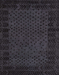 Machine Washable Abstract Gray Rug, wshabs5054