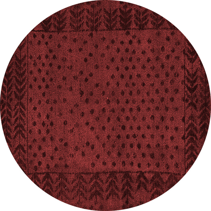Machine Washable Abstract Red Modern Rug, wshabs5054red