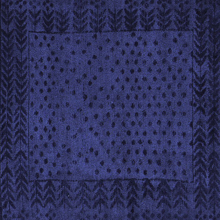 Square Machine Washable Abstract Blue Modern Rug, wshabs5054blu
