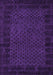 Machine Washable Abstract Purple Modern Area Rugs, wshabs5054pur