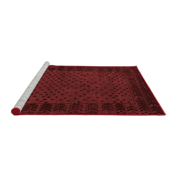 Modern Red Washable Rugs