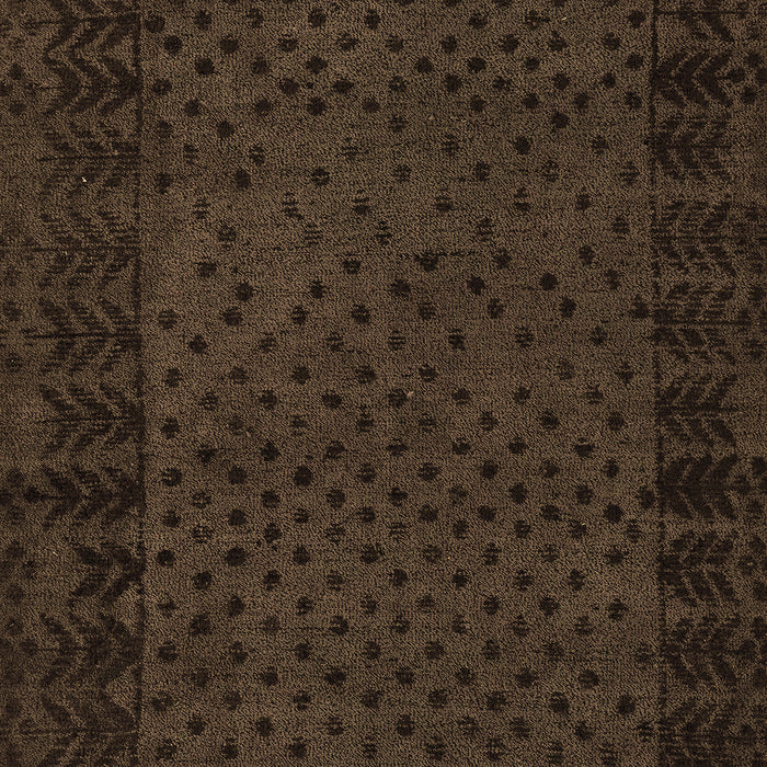 Machine Washable Abstract Brown Modern Rug, wshabs5054brn