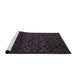 Sideview of Machine Washable Abstract Purple Rug, wshabs5055