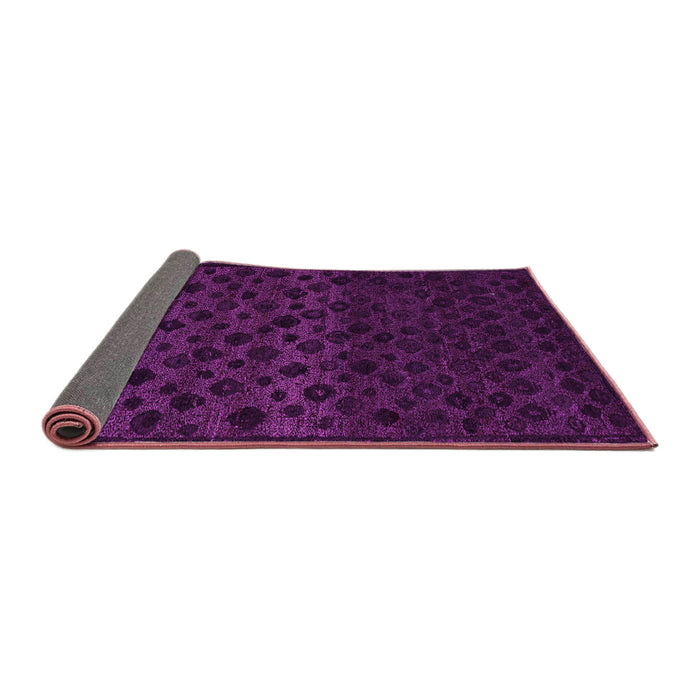 Sideview of Abstract Pink Modern Rug, abs5055pnk