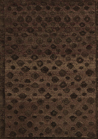 Abstract Brown Modern Rug, abs5055brn