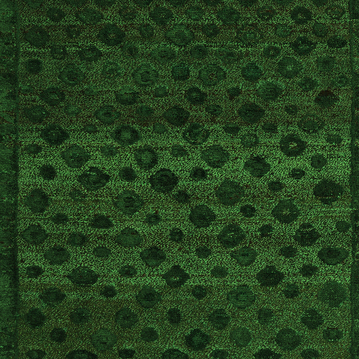 Machine Washable Abstract Green Modern Area Rugs, wshabs5055grn