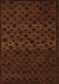 Abstract Orange Modern Rug, abs5055org