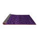 Sideview of Abstract Purple Modern Rug, abs5055pur