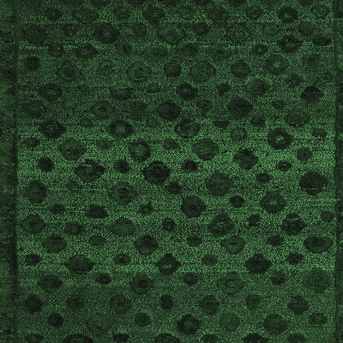 Machine Washable Abstract Emerald Green Modern Area Rugs, wshabs5055emgrn