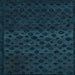 Square Abstract Light Blue Modern Rug, abs5055lblu