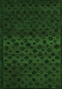 Abstract Green Modern Rug, abs5055grn