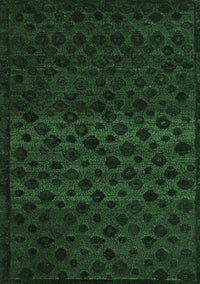 Abstract Emerald Green Modern Rug, abs5055emgrn