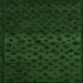 Square Abstract Green Modern Rug, abs5055grn