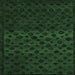 Square Machine Washable Abstract Emerald Green Modern Area Rugs, wshabs5055emgrn