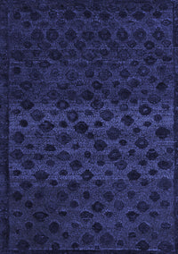 Abstract Blue Modern Rug, abs5055blu