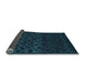 Sideview of Abstract Light Blue Modern Rug, abs5055lblu