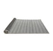 Sideview of Solid Gray Modern Rug, abs5056gry