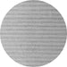 Round Solid Gray Modern Rug, abs5056gry