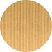 Round Solid Brown Modern Rug, abs5056brn