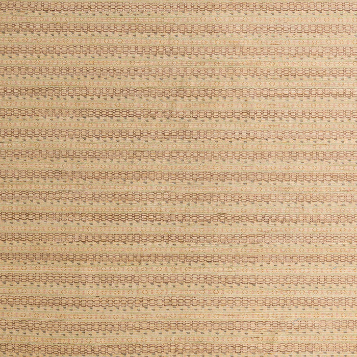 Square Abstract Bronze Brown Solid Rug, abs5056