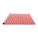 Modern Red Washable Rugs