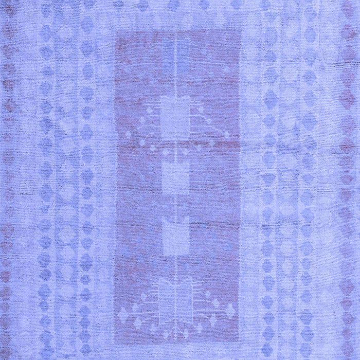 Abstract Blue Modern Rug, abs5057blu