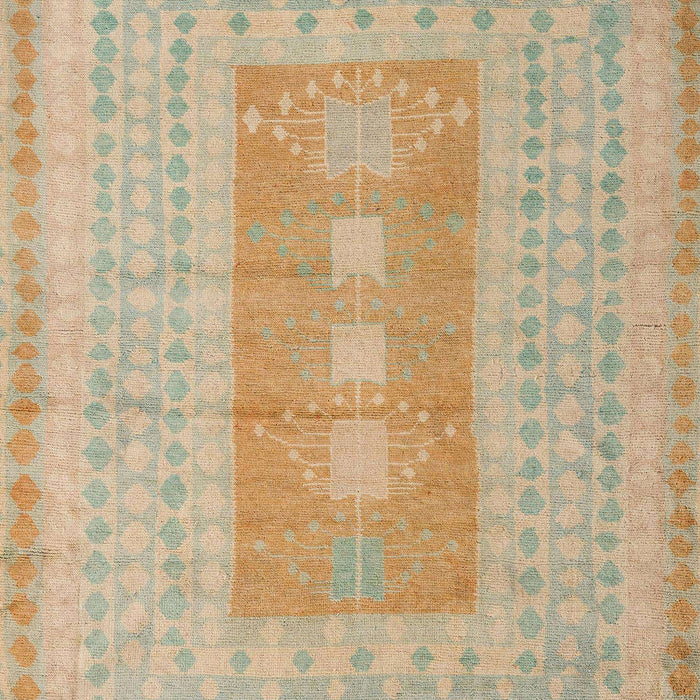 Machine Washable Abstract Brown Rug, wshabs5057