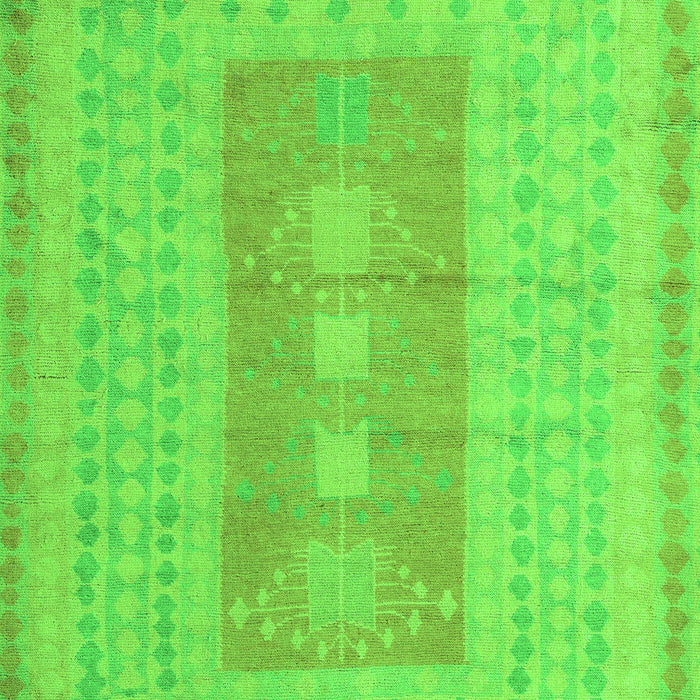Abstract Green Modern Rug, abs5057grn