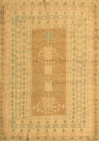 Abstract Brown Modern Rug, abs5057brn