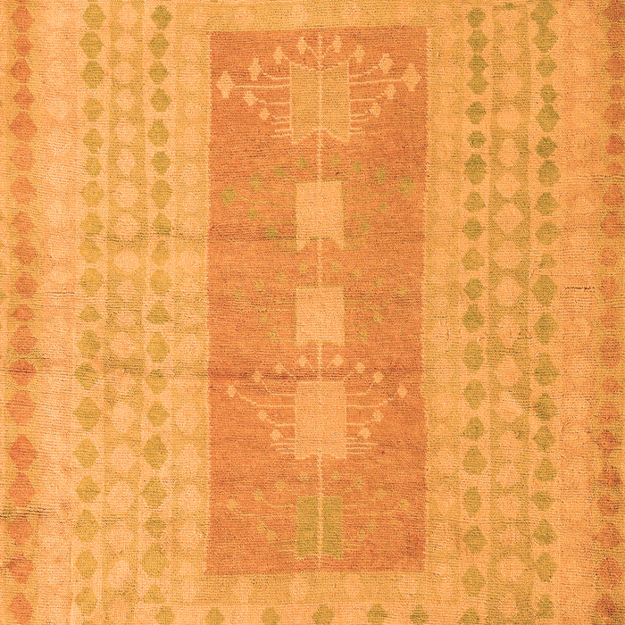 Abstract Orange Modern Rug, abs5057org