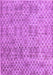 Machine Washable Abstract Purple Modern Area Rugs, wshabs5058pur