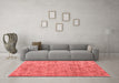 Modern Red Washable Rugs