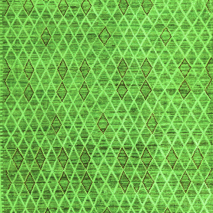 Machine Washable Abstract Green Modern Area Rugs, wshabs5058grn