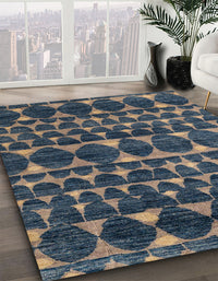 Abstract Granite Gray Modern Rug, abs5059