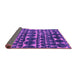 Sideview of Abstract Purple Modern Rug, abs5059pur