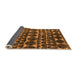 Sideview of Abstract Orange Modern Rug, abs5059org