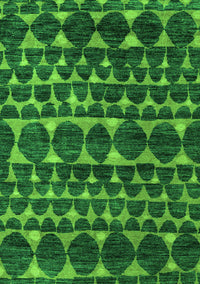 Abstract Green Modern Rug, abs5059grn