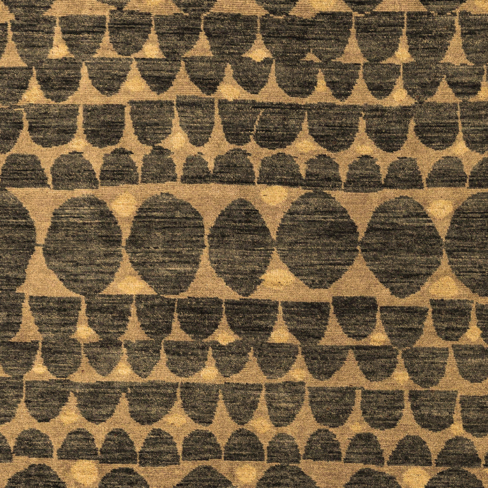 Machine Washable Abstract Brown Modern Rug, wshabs5059brn