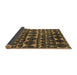 Sideview of Abstract Brown Modern Rug, abs5059brn