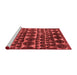 Modern Red Washable Rugs