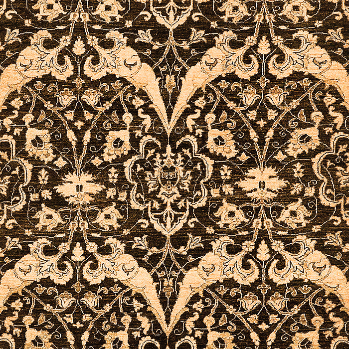 Machine Washable Abstract Orange Modern Area Rugs, wshabs505org