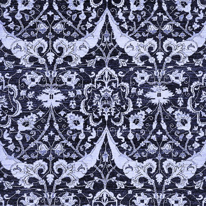 Abstract Blue Modern Rug, abs505blu