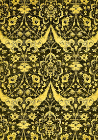 Abstract Yellow Modern Rug, abs505yw