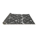 Sideview of Abstract Gray Modern Rug, abs505gry